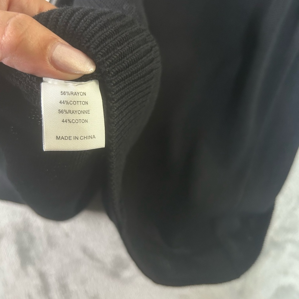 NWT Brochu Walker Laurie knit crossover black sleeveless tank - Picture 10 of 10